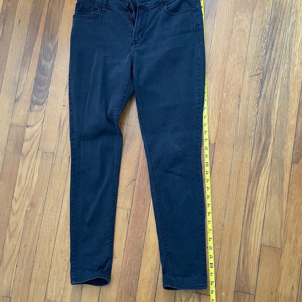 Old Navy Mid-Rise Super Skinny Black Jeans Size 8R